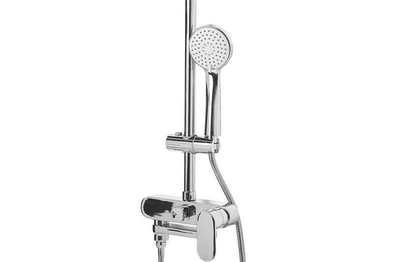 Gurara Brusesæt med Loftbruser - Sølv - Hus & renovering - Køkken & bad - Badeværelse - Brusearmatur & tilbehør