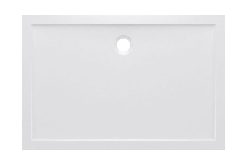 Gyttorp Brusekar 80x120 cm - Hvid - Hus & renovering - Køkken & bad - Badeværelse - Brusearmatur & tilbehør - Brusekar