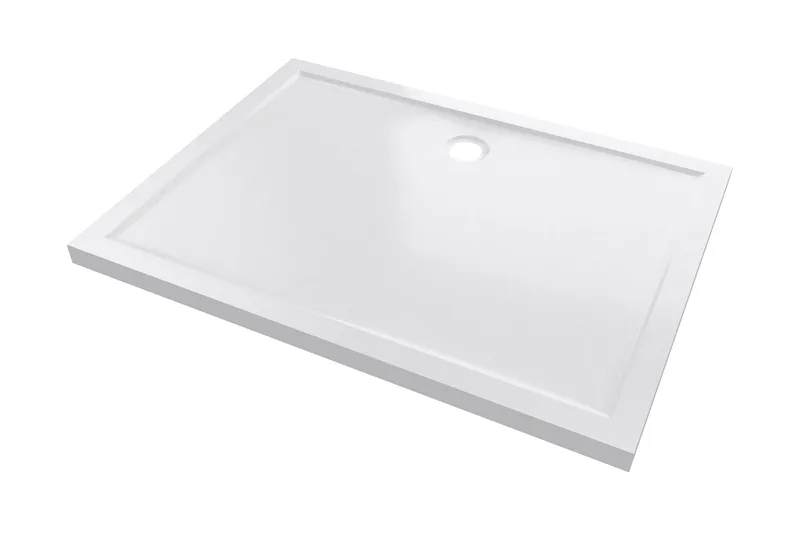 Gyttorp Brusekar 90x120 cm - Hvid - Hus & renovering - Køkken & bad - Badeværelse - Brusearmatur & tilbehør - Brusekar