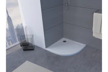 Gyttorp Brusekar 90x90 cm - Hvid - Hus & renovering - Køkken & bad - Badeværelse - Brusearmatur & tilbehør