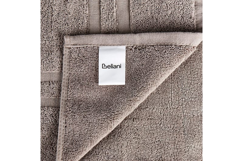 Håndklæde Areora sæt af 11 Taupe - Taupe - Hus & renovering - Køkken & bad - Badeværelse - Badeværelsestilbehør