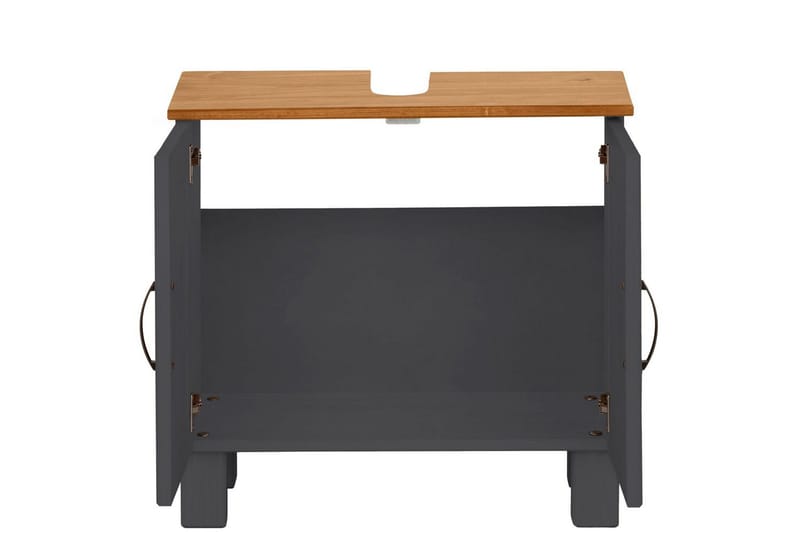 Alby Fritstående Vask 60x55 cm - Grå - Hus & renovering - Køkken & bad - Badeværelse - Håndvaske - Lille håndvask