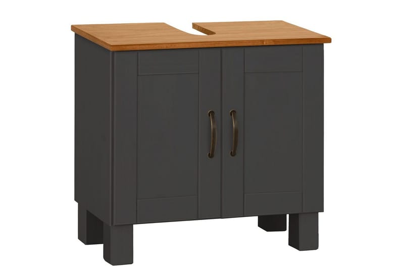 Alby Fritstående Vask 60x55 cm, Grå