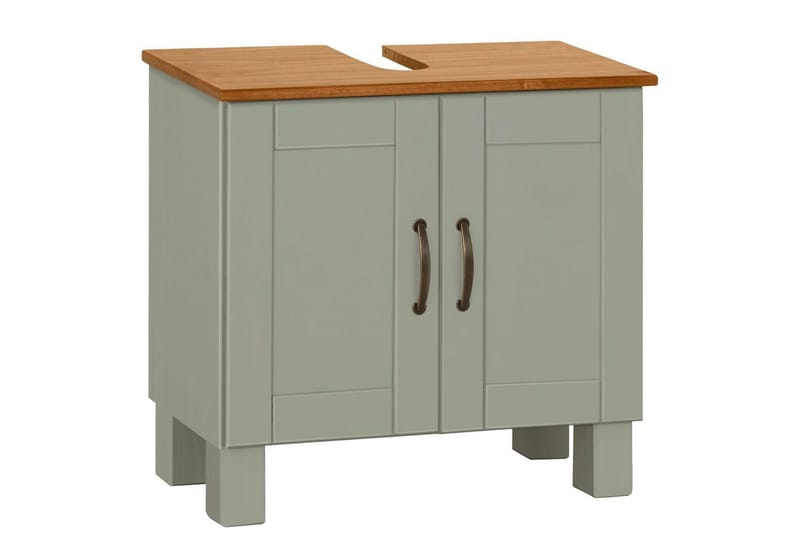 Alby Fritstående Vask 60x55 cm - Grøn - Hus & renovering - Køkken & bad - Badeværelse - Håndvaske - Lille håndvask