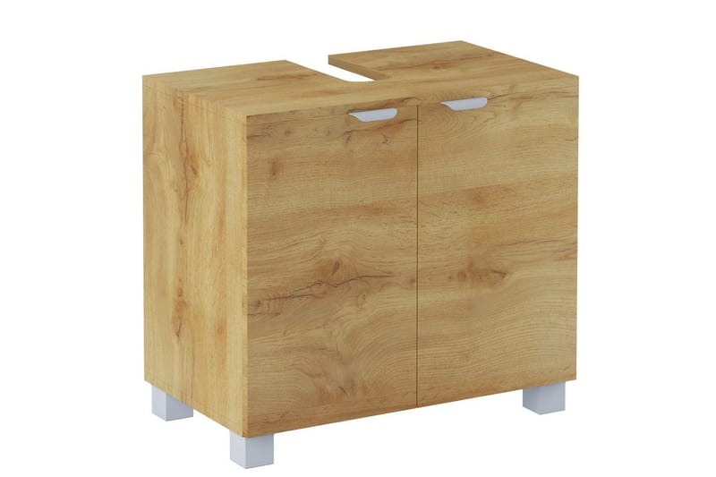 Atlas Fritstående Vask 60x55 cm, Natur