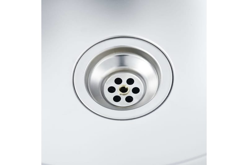 h�åndlavet køkkenvask med strainer rustfrit stål - Sølv - Hus & renovering - Køkken & bad - Badeværelse - Håndvaske - Lille håndvask