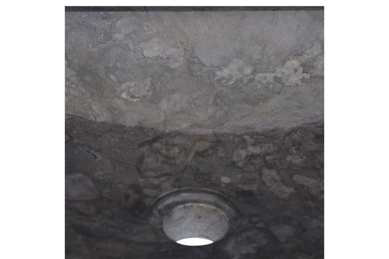 håndvask 40x40x10 cm marmor sort - Sort - Lille håndvask