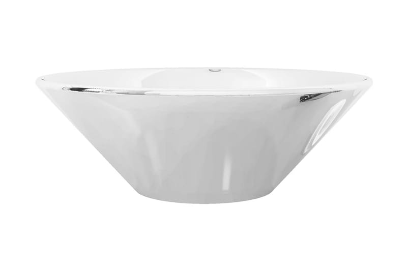 håndvask 42 x 14 cm keramik sølvfarvet - Sølv - Lille håndvask