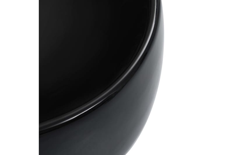 håndvask 44,5 x 39,5 x 14,5 cm keramik sort - Sort - Lille håndvask