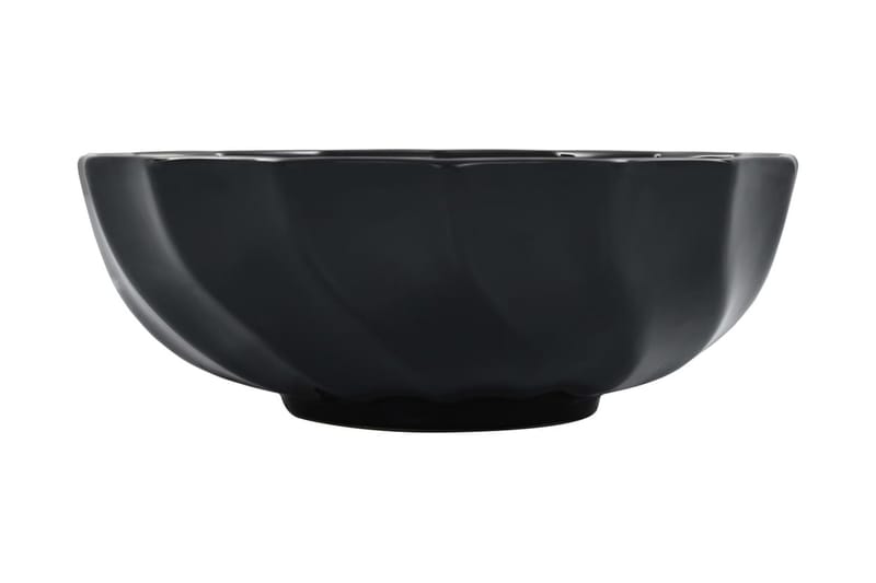 håndvask 46 x 17 cm keramik sort - Sort - Lille håndvask