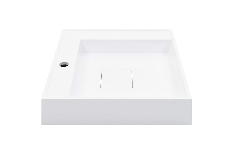 håndvask 50 x 50 x 12,3 cm mineralstøbt/marmorstøbt hvid - Hvid - Hus & renovering - Køkken & bad - Badeværelse - Håndvaske - Lille håndvask