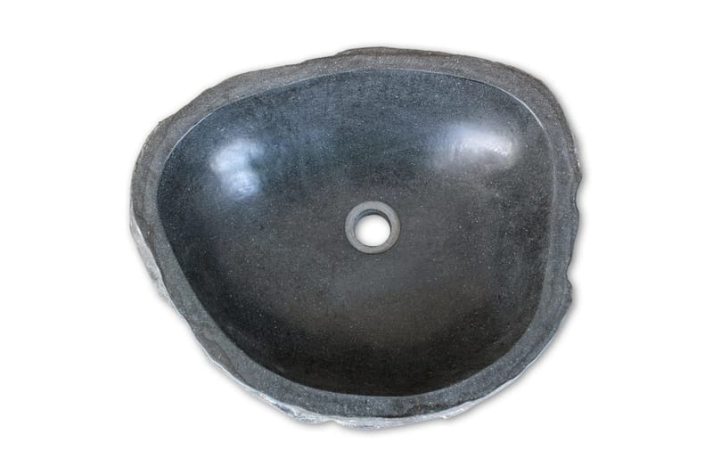håndvask flodsten oval 38-45 cm - Hus & renovering - Køkken & bad - Badeværelse - Håndvaske - Lille håndvask
