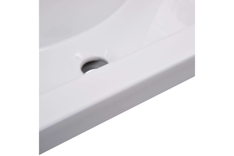indbygget håndvask 61x39,5x18,5 cm keramisk hvid - Hvid - Hus & renovering - Køkken & bad - Badeværelse - Håndvaske - Lille håndvask