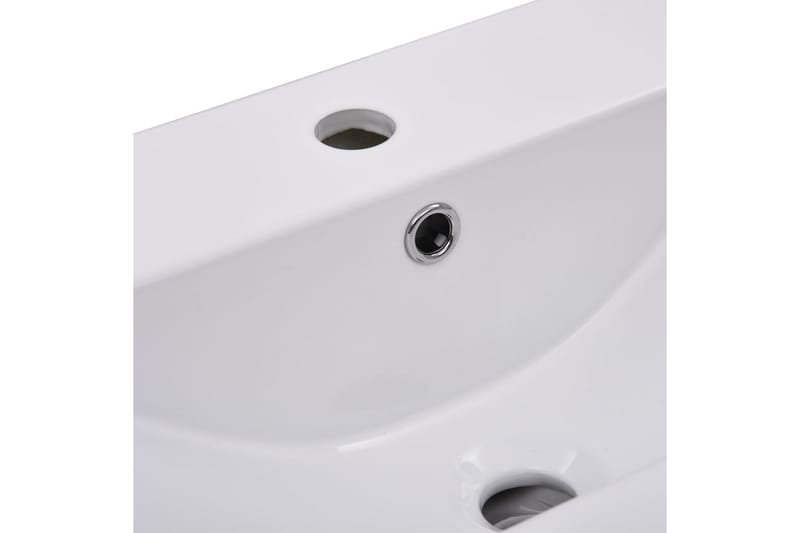indbygget håndvask 61x39,5x18,5 cm keramisk hvid - Hvid - Hus & renovering - Køkken & bad - Badeværelse - Håndvaske - Lille håndvask
