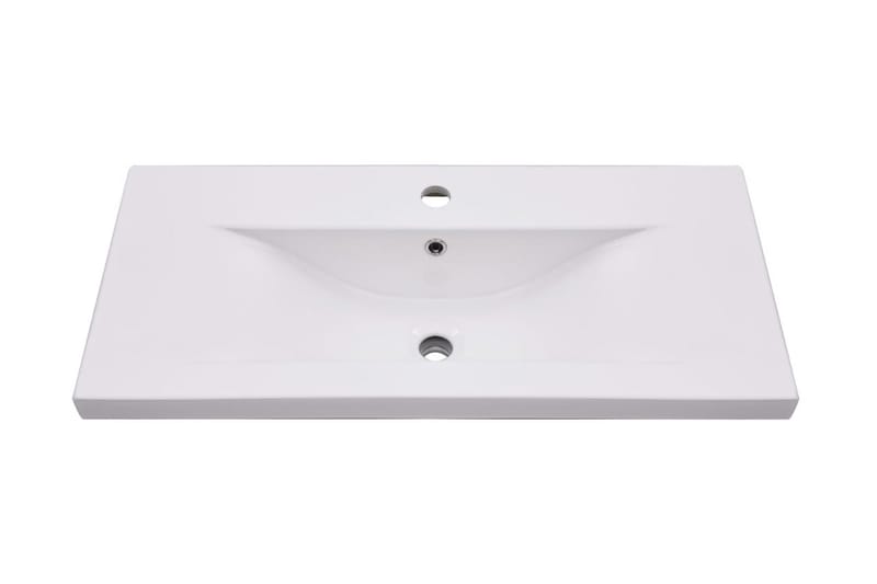 indbygget håndvask 81x39,5x18,5 cm keramisk hvid - Hvid - Hus & renovering - Køkken & bad - Badeværelse - Håndvaske - Lille håndvask