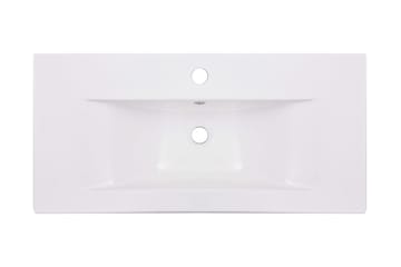indbygget håndvask 81x39,5x18,5 cm keramisk hvid - Hvid - Hus & renovering - Køkken & bad - Badeværelse - Håndvaske - Lille håndvask