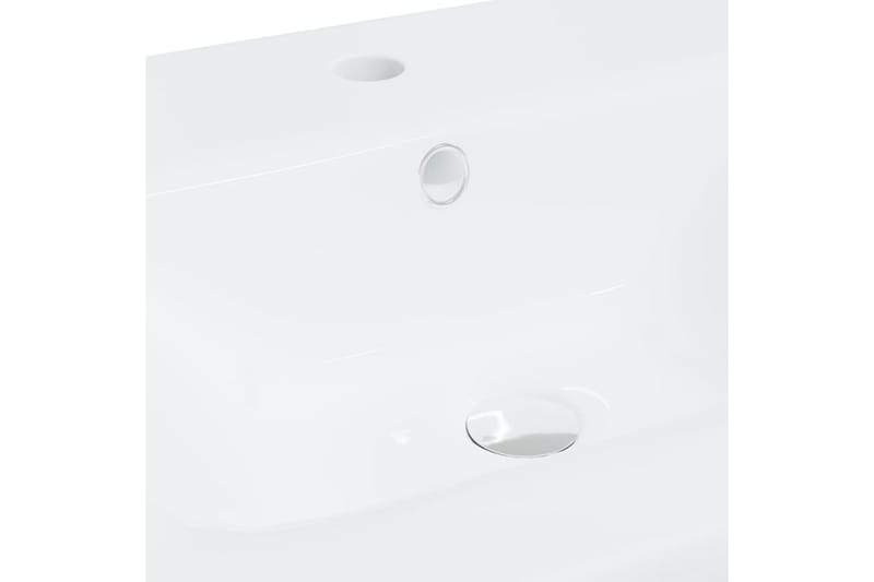 indbygget håndvask med hane 42x39x18 cm keramisk hvid - Hus & renovering - Køkken & bad - Badeværelse - Håndvaske - Lille håndvask