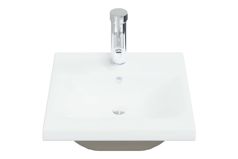 indbygget håndvask med hane 42x39x18 cm keramisk hvid - Hus & renovering - Køkken & bad - Badeværelse - Håndvaske - Lille håndvask