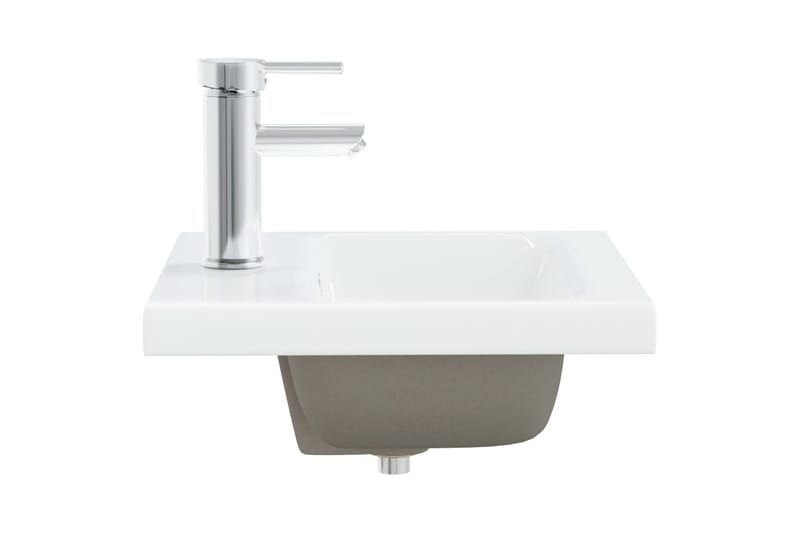 indbygget håndvask med hane 42x39x18 cm keramisk hvid - Hus & renovering - Køkken & bad - Badeværelse - Håndvaske - Lille håndvask