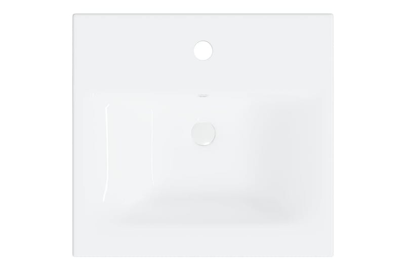 indbygget håndvask med hane 42x39x18 cm keramisk hvid - Hus & renovering - Køkken & bad - Badeværelse - Håndvaske - Lille håndvask