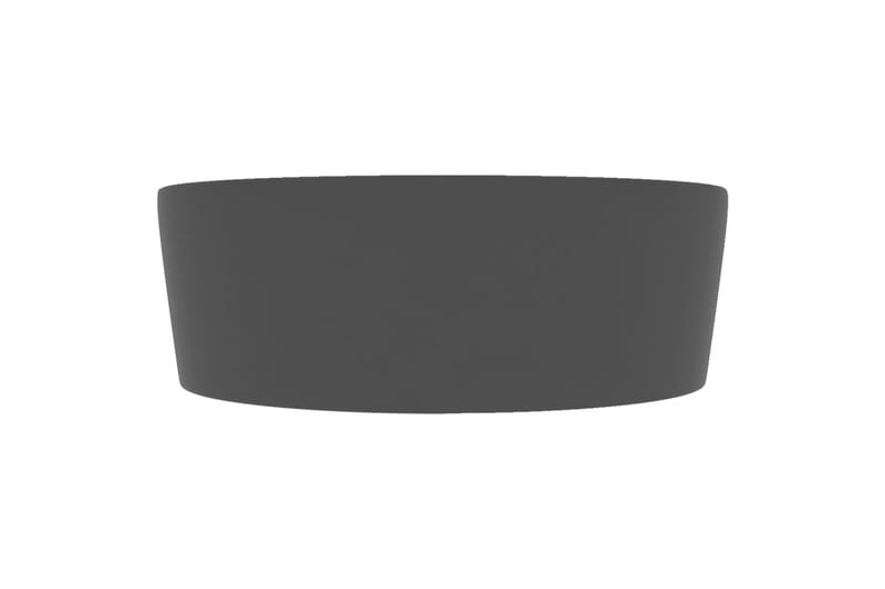 Luksuriøs Håndvask Med Overløb 36x13 cm Keramik Mat Mørkegrå - Hus & renovering - Køkken & bad - Badeværelse - Håndvaske - Lille håndvask