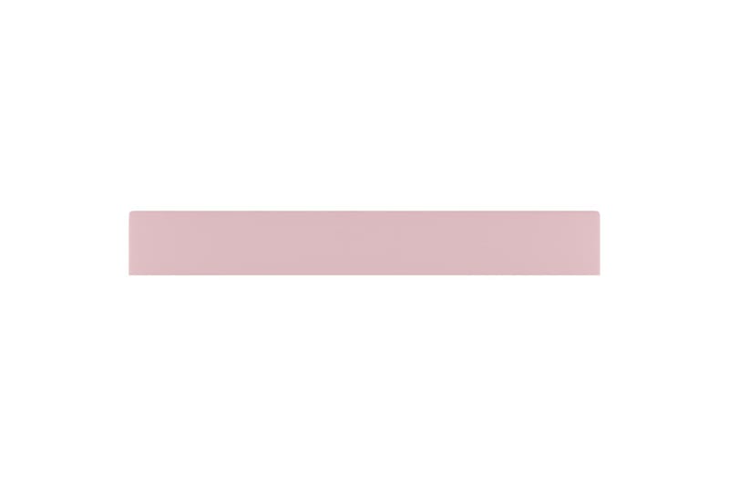 Luksuriøs Håndvask Med Vandhanehul 60x46cm Keramisk Mat Pink - Hus & renovering - Køkken & bad - Badeværelse - Håndvaske - Lille håndvask