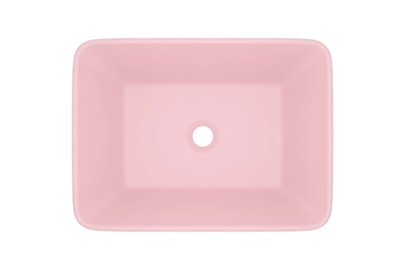 Luksushåndvask 41x30x12 cm Keramik Mat Lyserød - Hus & renovering - Køkken & bad - Badeværelse - Håndvaske - Lille håndvask