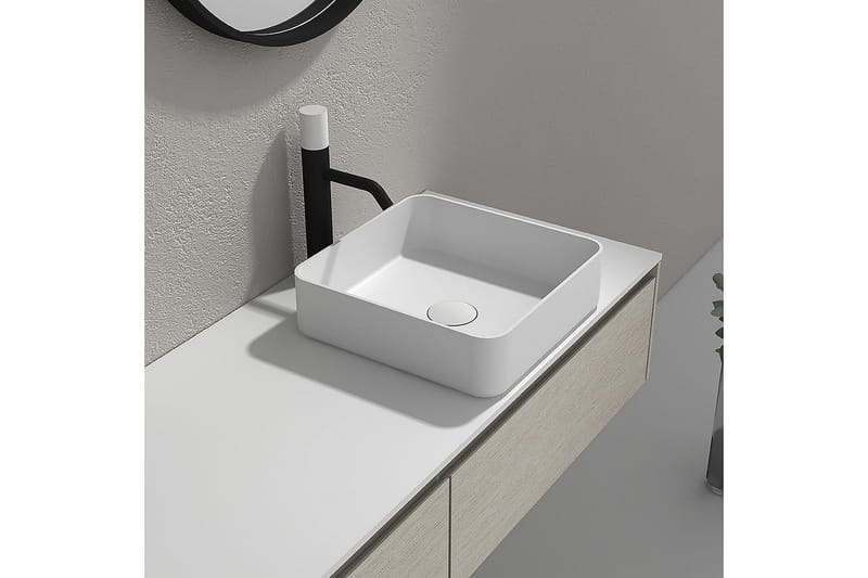 Håndvask Bathlife Stark - Hvid - Lille håndvask