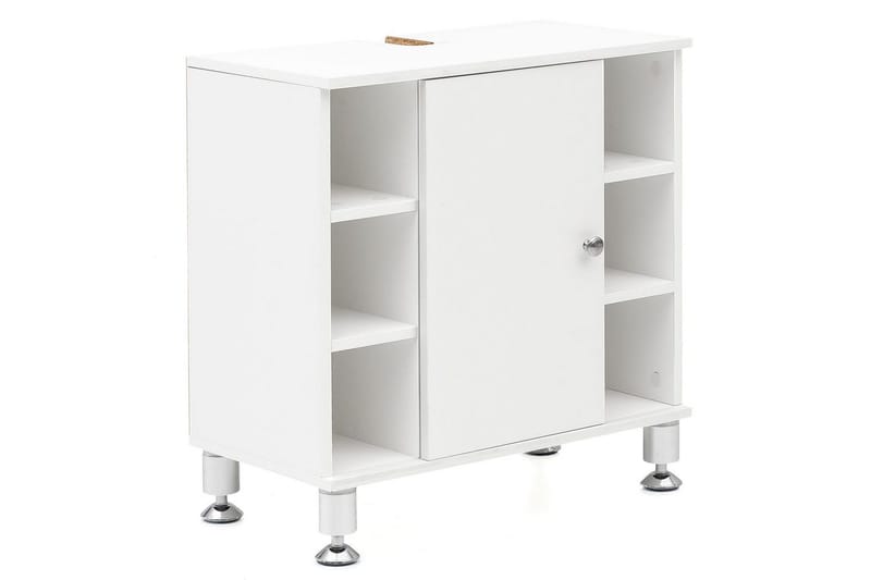 Vask Bundenhed Wohnling Folieret Spånplade 1 Dør 6 Opbevaringshylder Moderne, undefined