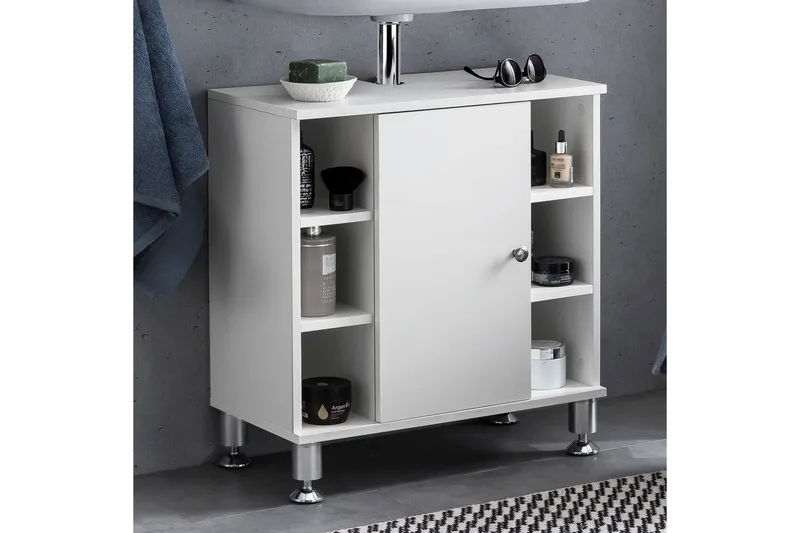 Vask Bundenhed Wohnling Folieret Spånplade 1 Dør 6 Opbevaringshylder Moderne - Hus & renovering - Køkken & bad - Badeværelse - Håndvaske - Lille håndvask