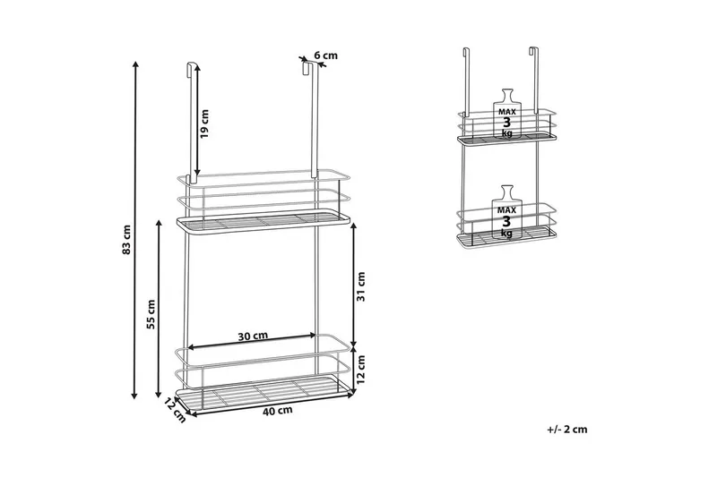 Hængehylde Tayasu - Hus & renovering - Køkken & bad - Badeværelse - Badeværelsesmøbler - Badeværelseshylde