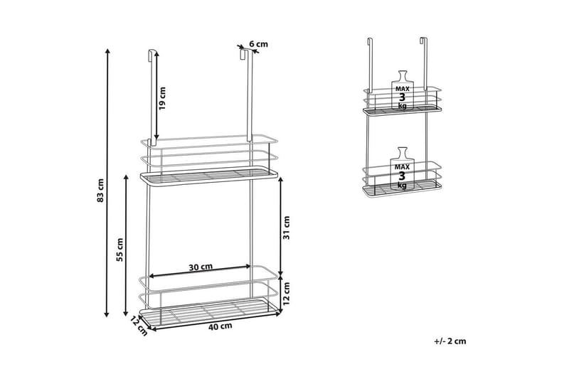 Hængehylde Tayasu - Hus & renovering - Køkken & bad - Badeværelse - Badeværelsesmøbler - Badeværelseshylde
