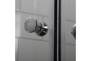 Mångsidig Brusedør Buet - Sølv - Hus & renovering - Køkken & bad - Badeværelse - Bruser