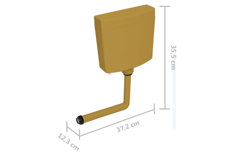 cisterne 3/6 l karrygul - Gul - Toiletter & WC