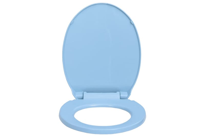 soft close toiletsæde oval blå - Blå - Toiletsæde