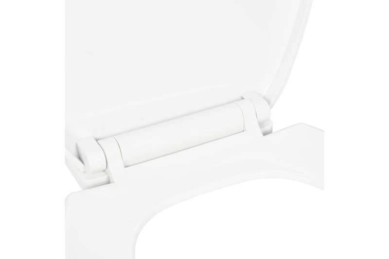 toiletsæde med soft-close og quick release-design hvid - Hvid - Toiletsæde