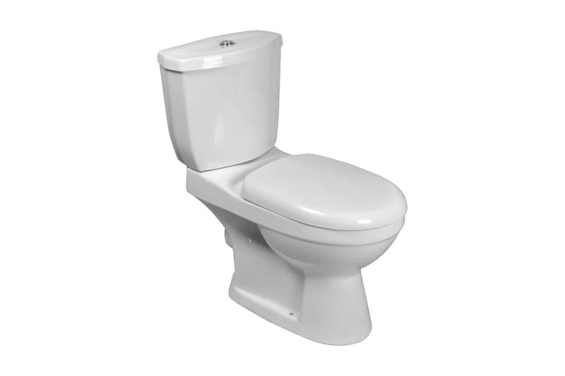 Wc Komplet Med Cisterne Hvid - Hvid - Gulvstående toilet