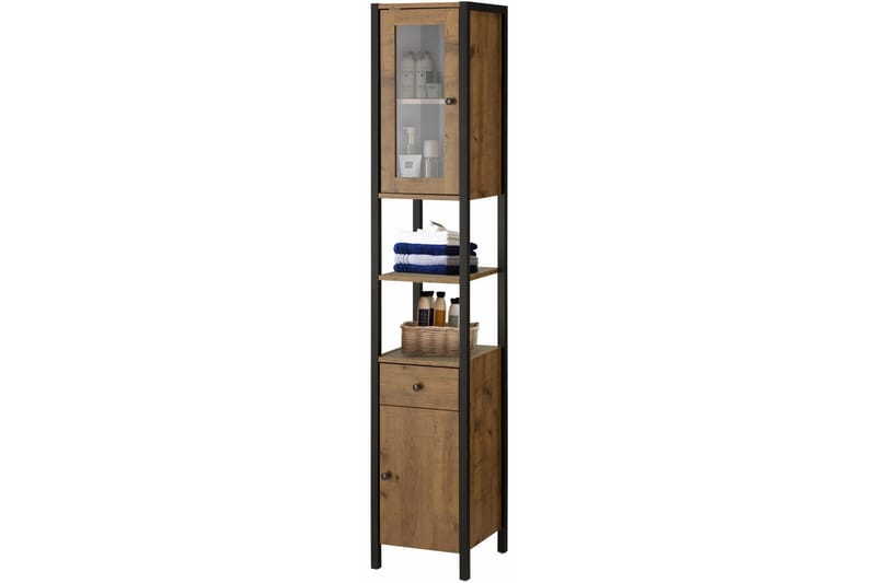 Brayden tv-skab 33x180 cm - Brun/sort - Hus & renovering - Køkken & bad - Køkken & bryggers