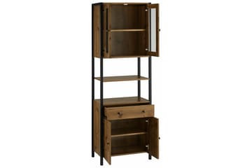 Brayden tv-skab 60x180 cm - Brun/sort - Hus & renovering - Køkken & bad - Køkken & bryggers