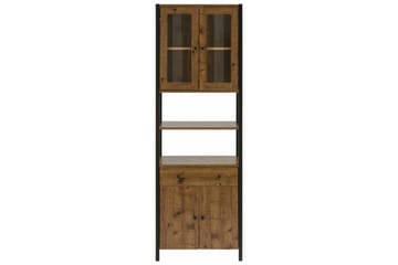 Brayden tv-skab 60x180 cm - Brun/sort - Hus & renovering - Køkken & bad - Køkken & bryggers
