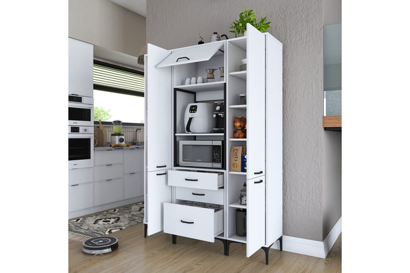 Eligius Højskab - Hvid - Hus & renovering - Køkken & bad - Køkken & bryggers