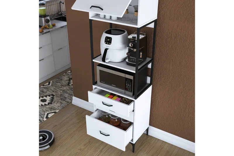 Eligius Højskab - Hvid - Hus & renovering - Køkken & bad - Køkken & bryggers