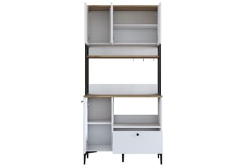 Eligius Højskab - Hvid/Valnød - Hus & renovering - Køkken & bad - Køkken & bryggers
