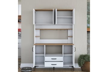 Eligius Højskab - Hvid/Valnød - Hus & renovering - Køkken & bad - Køkken & bryggers