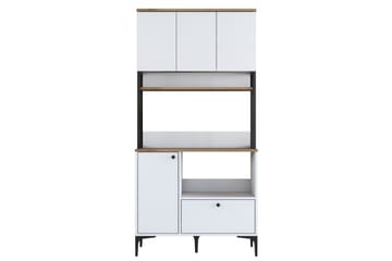 Eligius Højskab - Hvid/Valnød - Hus & renovering - Køkken & bad - Køkken & bryggers