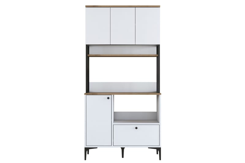 Eligius Højskab - Hvid/Valnød - Hus & renovering - Køkken & bad - Køkken & bryggers