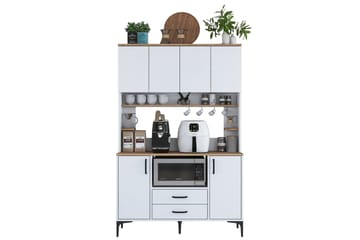 Eligius Højskab - Hvid/Valnød - Hus & renovering - Køkken & bad - Køkken & bryggers