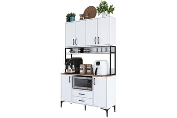 Eligius Højskab - Hvid/Valnød - Hus & renovering - Køkken & bad - Køkken & bryggers
