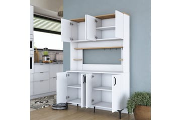 Eligius Højskab - Hvid/Valnød - Hus & renovering - Køkken & bad - Køkken & bryggers