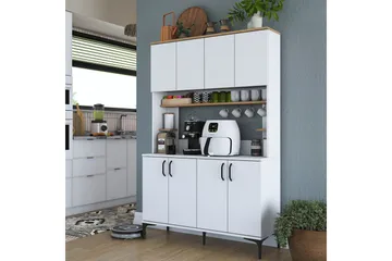 Eligius Højskab - Hvid/Valnød - Hus & renovering - Køkken & bad - Køkken & bryggers